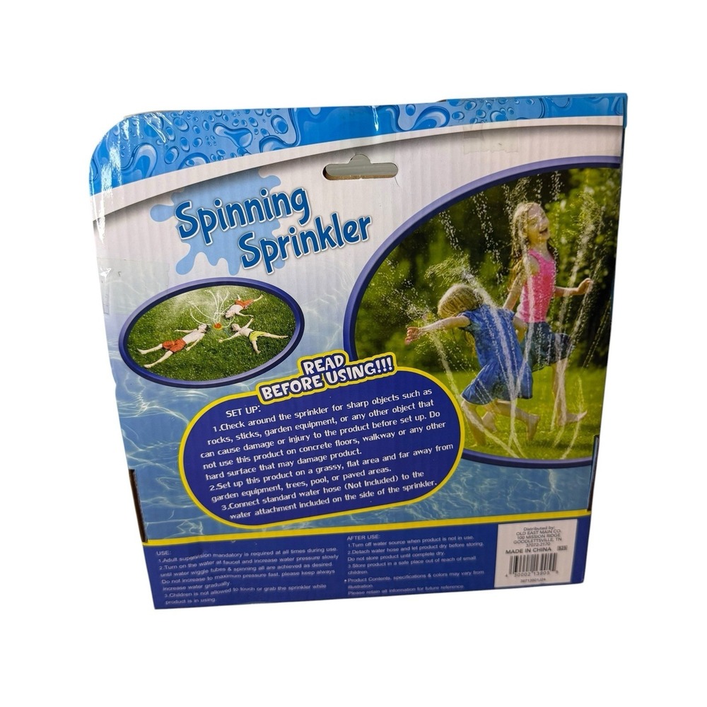 Summer Eclipse Jet Stream Spinning Water Sprinkler With 6 Water Wiggle Tubes NEW - Picture 4 of 7